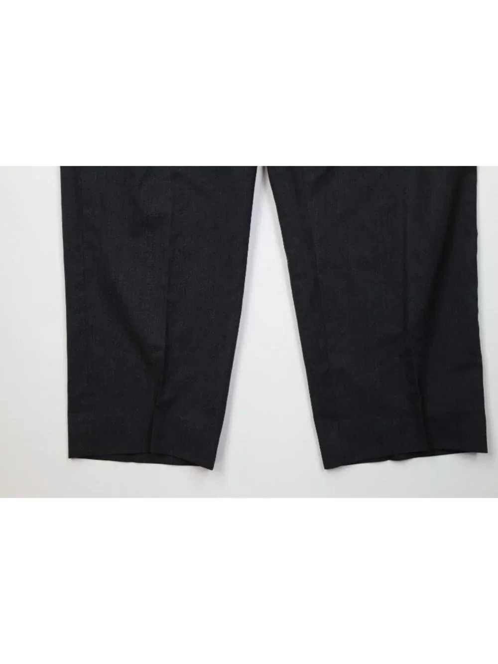 Vintage 90s Streetwear Mens 40x28 Wool Blend Knit Wide Leg Chino Pants Gray